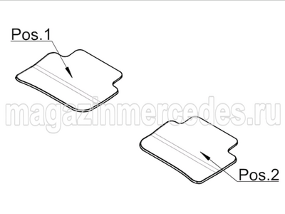 ������� ������ ������ Mercedes CLE class C236 (����, ������� ������ Mercedes CLE class C236 A23668062009G32)