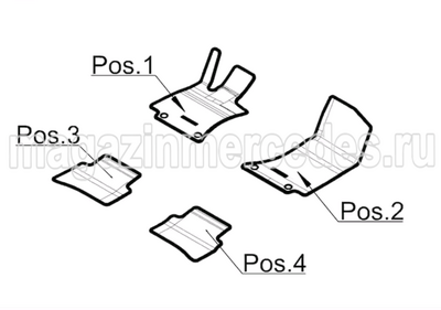 ������� ������ ��� Mercedes E class W214 S214 ��������� ��������� (����, ������� ������ ��� Mercedes E class W214 S214 ��������� ��������� �21468029049J74 )