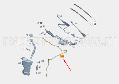 ����� ��������� �������� ������ Mercedes (����, ����� ��������� �������� ������ Mercedes CLA C174
A1788603300)