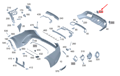 ������ ��������� �������� ������� ������� (����, ������ ��������� �������� ������� ������� Mercedes GLE V167 A1678852703)