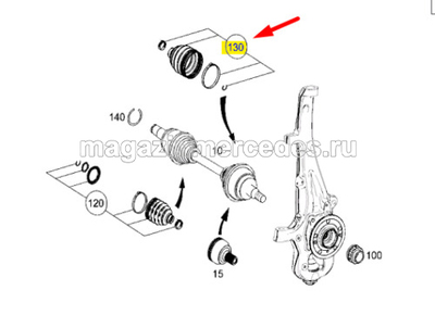 ������� ������� (����, ������� ������� Mercedes 
A1663300085)