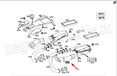 �������� ���������� ������� ����� Mercedes (����, �������� ���������� ������� ����� Mercedes A2780902582)