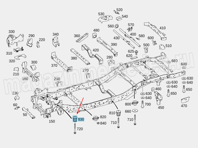 ����� ���� Mercedes (����, ����� ���� Mercedes A4709980100)