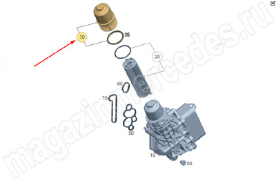������ ��������� ������� Mercedes (����, ������ ��������� ������� Mercedes GLB X247 A6541800138)