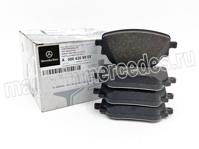 Колодки задние для Mercedes (Колодки тормозные задние Mercedes
A0004209905) Колодки задние для Mercedes (фото, Колодки тормозные задние Mercedes
A0004209905)