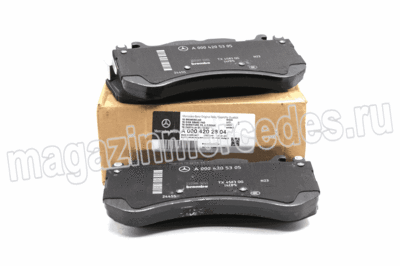 Тормозные колодки передние Mercedes (Тормозные колодки передние Mercedes
A0004202804) Тормозные колодки передние Mercedes (фото, Тормозные колодки передние Mercedes
A0004202804)