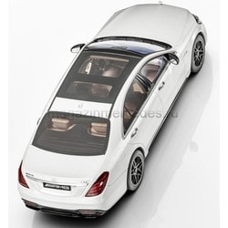   Mercedes S 63 long-wheelbase, Designo Diamond White Bright.  2