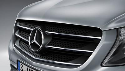 Накладки решетки радиатора Mercedes vito 447 Накладки решетки радиатора Mercedes vito 447