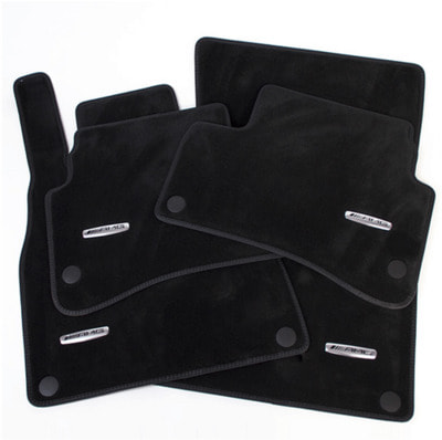 Коврики салона AMG Mercedes S-class W222 велюровые черные Коврики салона AMG Mercedes S-class W222 велюровые черные