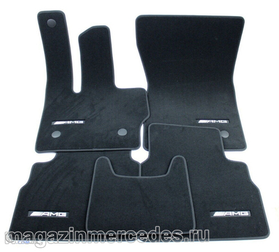 Коврики салона AMG Гелендваген W463 G class велюровые черные рестайлинг с 2019 года Коврики салона AMG Гелендваген W463 G class велюровые черные рестайлинг с 2019 года (фото)