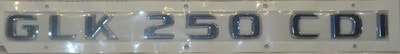 Эмблема крышки багажника GLK250 CDI для Mercedes GLK class X204 Эмблема крышки багажника GLK250 CDI для Mercedes GLK class X204
