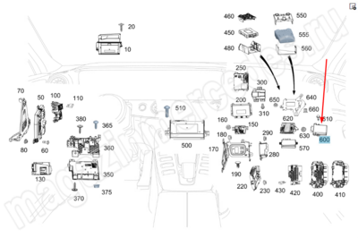 Блок управления активными опорами двигателя Mercedes Блок управления активными опорами двигателя Mercedes