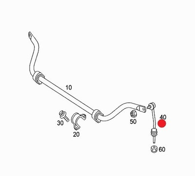 Стойка переднего стабилизатора для Mercedes AMG GT R190 Стойка переднего стабилизатора для Mercedes AMG GT R190