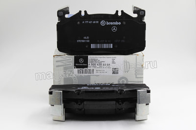 Колодки тормозные передние для Mercedes (Колодки тормозные передние для Mercedes A0004203604) Колодки тормозные передние для Mercedes (фото, Колодки тормозные передние для Mercedes A0004203604)