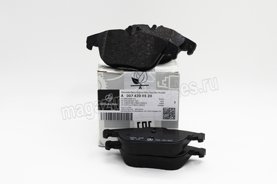 Колодки задние (Колодки задние A0074208520) Колодки задние (фото, Колодки задние A0074208520)