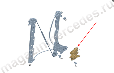 Мотор стеклоподъемника двери передней правой Мотор стеклоподъемника двери передней правой