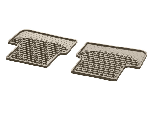 Коврики салона задние для Mercedes C class W205 Резиновые Бежевые Коврики салона задние для Mercedes C class W205 Резиновые Бежевые (фото)