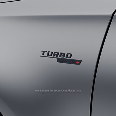 Эмблема переднего левого крыла TURBO 4Matic+ черная для Mercedes Эмблема переднего левого крыла TURBO 4Matic+ черная для Mercedes
