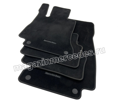 Коврики салона велюровые черные для Mercedes CLS class C257 Коврики салона велюровые черные для Mercedes CLS class C257 (фото)