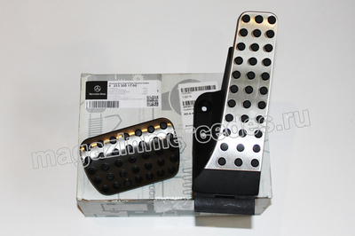 Накладки на педали для Мерседес GLC class C253 Накладки на педали для Мерседес GLC class C253 (фото)