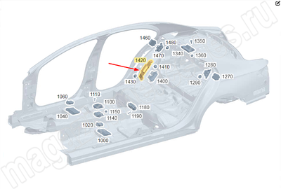 Держатель блока управления топливной системой Держатель блока управления топливной системой