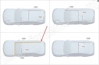 Электрический жгут светодиодной подсветки салона Электрический жгут светодиодной подсветки салона