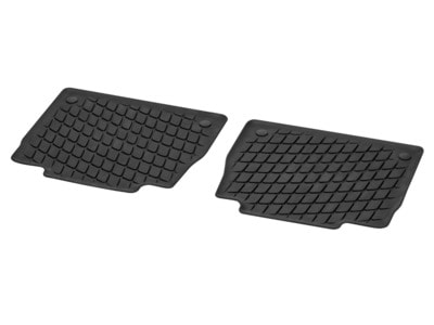 Коврики резиновые черные задние для Мерседес GLS X167 Коврики резиновые черные задние для Мерседес GLS X167 (фото)