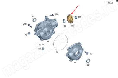 Фланец хвостовика редуктора переднего моста Фланец хвостовика редуктора переднего моста