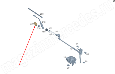 Защитный колпачок поводка стеклоочистителя лобового стекла Mercedes Защитный колпачок поводка стеклоочистителя лобового стекла Mercedes