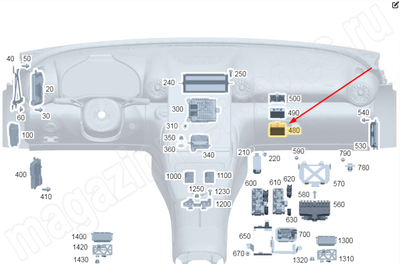 Блок управления системой взимания дорожных сборов Mercedes Блок управления системой взимания дорожных сборов Mercedes