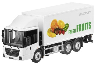 Модели автомобилей Mercedes Econic, Euro 6, Box body with platform, White Модели автомобилей Mercedes Econic, Euro 6, Box body with platform, White