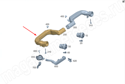 Воздушный канал дефлектора вентиляции слева панель приборов Mercedes Воздушный канал дефлектора вентиляции слева панель приборов Mercedes
