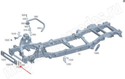 Кронштейн крепления переднего бампера правый Mercedes Кронштейн крепления переднего бампера правый Mercedes