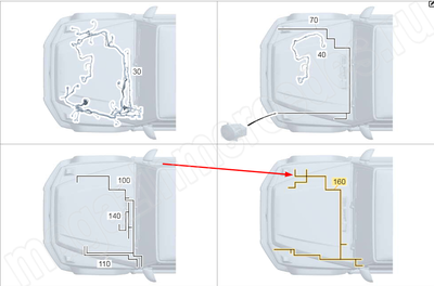 Жгут электропроводки стартер – генератора Mercedes Жгут электропроводки стартер – генератора Mercedes