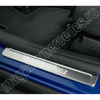 Сменная крышка накладки порога с подсветкой Mercedes-Benz Сменная крышка накладки порога с подсветкой Mercedes-Benz