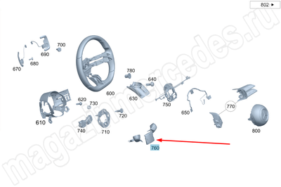 Блок управления рулевого колеса слева и справа Mercedes Блок управления рулевого колеса слева и справа Mercedes